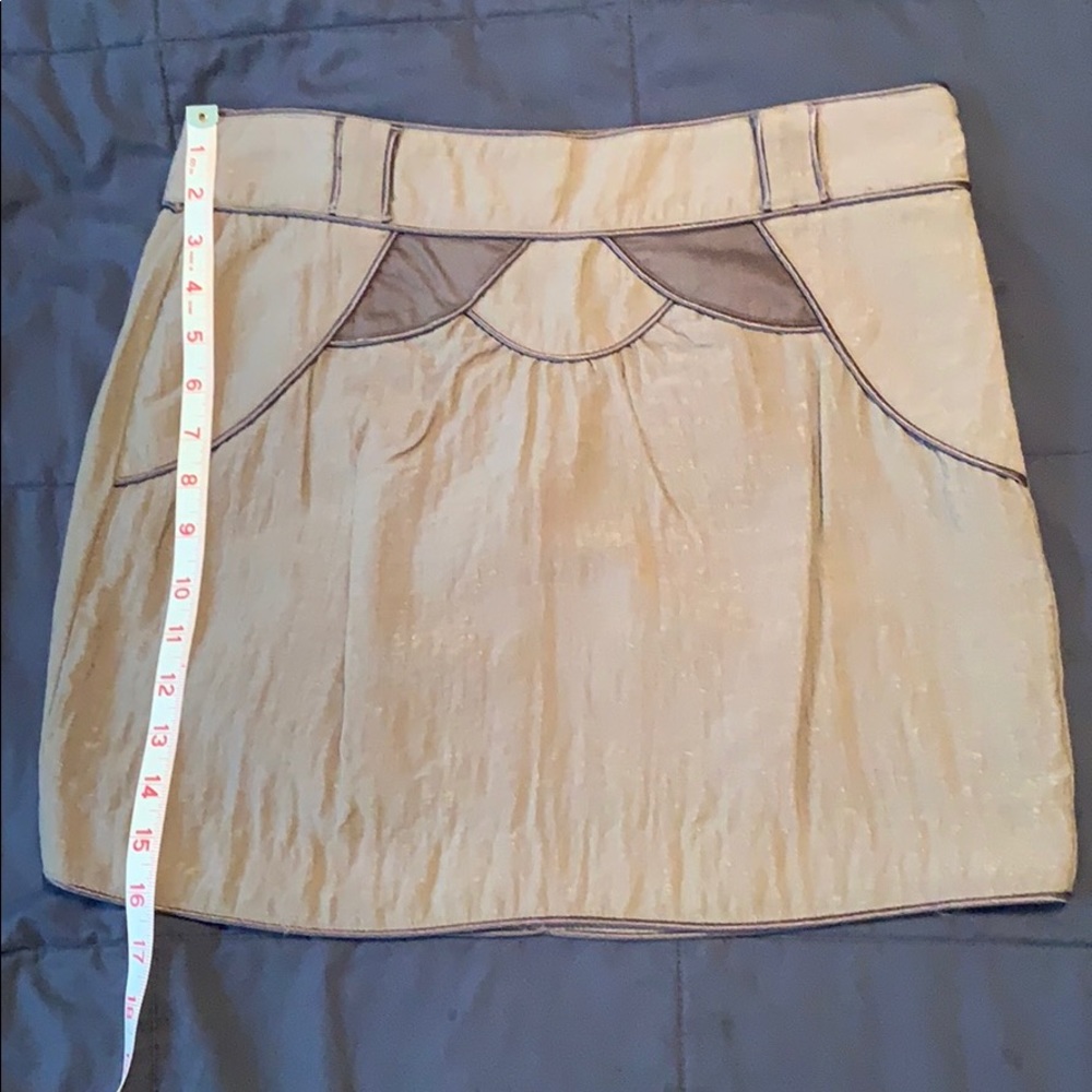 BCBGirls copper mini skirt